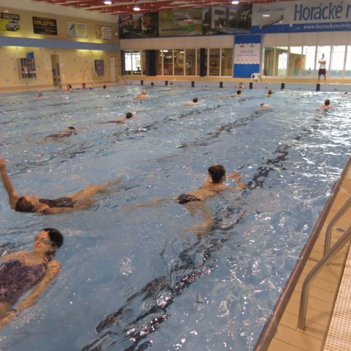Plavání a záchrana - v Třebíčském bazénu